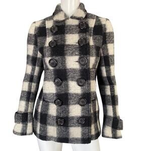 Bailey 44 Wool Blend Double Breasted Peacoat Small